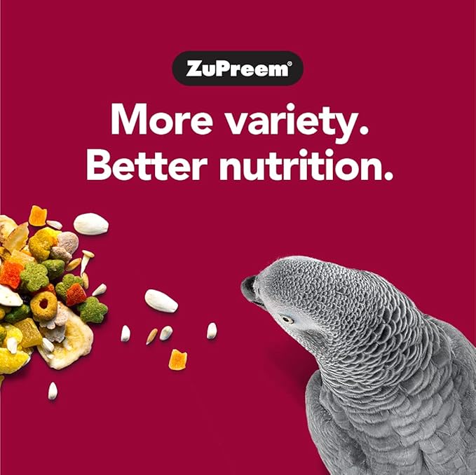 ZuPreem Bundle FruitBlend Flavor Pellets & Sensible Seed for Small Birds, 2 lb (Pack of 2) - Essential Nutrition & Enriching Variety