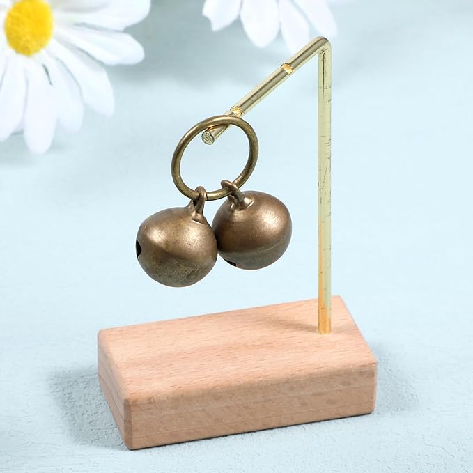 4 Pcs Dog Collar Bells, Bells for Cat Collars, Pet Training Bell, Copper Bell, Loud Charms for Dogs and Cats, Pet Pendant Accessories, Anti-Lost