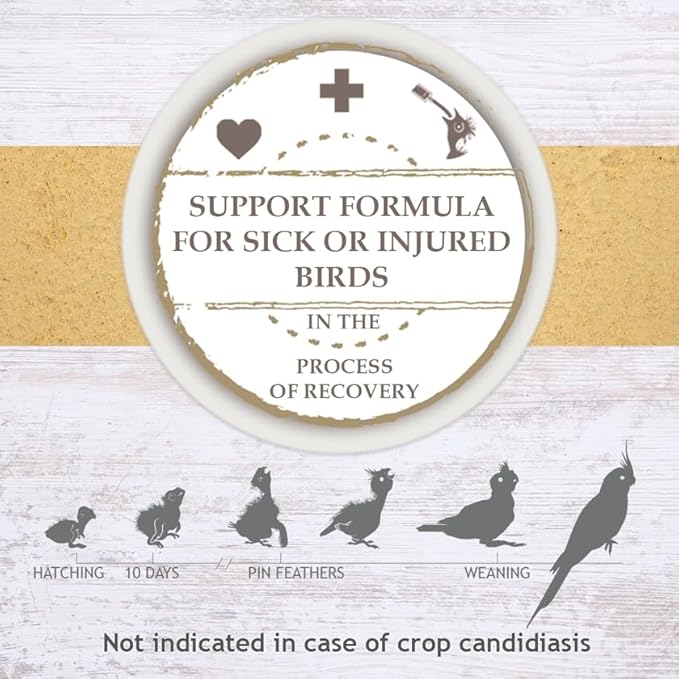 Psittacus General Recovery 100 g | Hand Feeding Formula for Sick and Injured Baby and Adult Birds, Parrots, Pigeons | Premium Food for Birds, 100% no-GMO