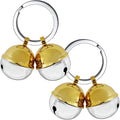 4 Cat Bells, Copper Bell for Dog and Cat Collar, Pet Tracker Training Bells for Small Medium Large Dogs(Mix color)