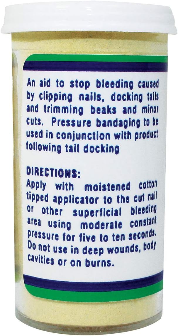 ARC Laboratories Kwik-Stop Styptic Powder for Dogs, Cats, and Birds, 14 g