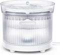 HomeRunPet Wireless Pump Cat Water Fountain - Detachable Design for Easy Cleaning, Multi-Cat Water Dispenser with Chew-Proof Base, Porcelain-Tray