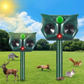 2 Pack Solar Ultrasonic Animal Repeller, Cat Repellent Outdoor with Motion Sensor, Ultrasonic Cat Repellent Deer Repeller Dog Deterrent for Garden Farm