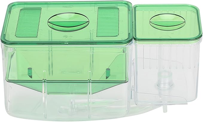 FILFEEL Aquarium Breeding Box for Isolation of Newborn Fish and Shrimp - DoubleLayer Incubator for Small Life