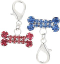 Didiseaon 2Pcs Rhinestone Pet Collar Pendants Decorative Dog Charms Cute Hanging Accessories for Cat Collars Pendant for Pet and Keychains