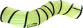 Cat Tunnel for Indoor Cats Interactive, Rabbit Tunnel Toys, Pet Toys Play Tunnels for Cats Kittens Rabbits Puppies Crinkle Pop Up Yellow 47" Shape S