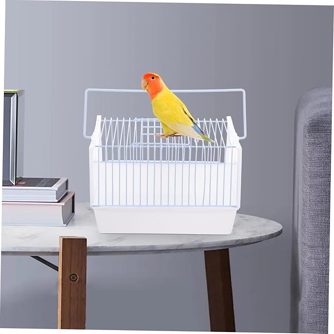 1set Portable Bird Cage for Travel Handheld Bird Carrier Air Circulation and Outdoor Adventures