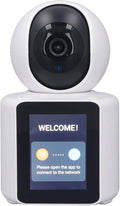 Video Calling Pet Dog Indoor Camera, Two Way Video Camera, Security Camera for Home, Baby Elder Nanny Dog Pet Camera with Phone app, AI Motion Detection (US Plug)