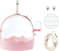 Pet Carriers Cage Portable Cage Parrot Bird Carrier Outdoor Travel Camping Bird Parrot with Water Bottle Small Pet Supply Small Large Cages and Habitats Cages and Habitats