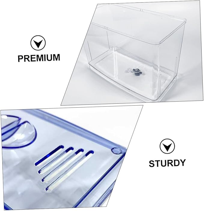 BESPORTBLE 1pc Self-Floating Fish Hatching Box Shaped Partition for Safe Fish Breeding Isolation Tank for Small Reproduction High Transparency and Air Circulation