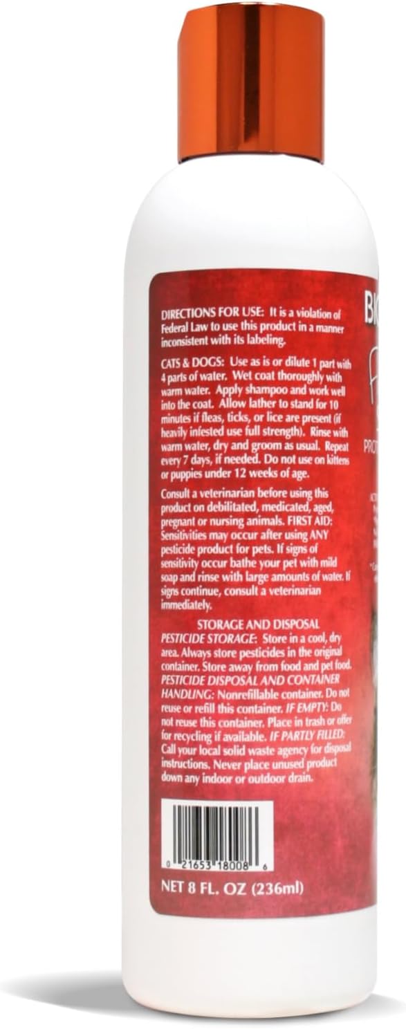 BIO-GROOM Cat Flea & Tick Conditioning Shampoo (8 oz.)