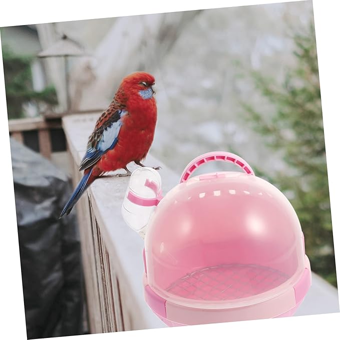 Kisangel Portable Cage for Pet Birds Parrot Travel Cage Handle Handheld Bird Carrier