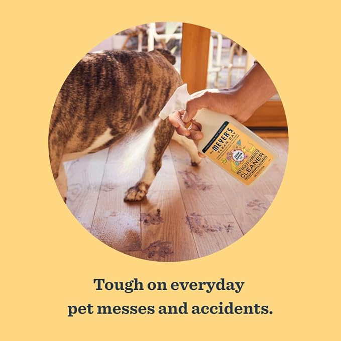 Mrs. MEYER'S CLEAN DAY Pet Multi-Surface Cleaner,Orange Blossom Scent,16oz,(Pack of 2)