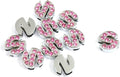 10 Pcs 8mm Pink Rhinestone Slide Letter S for Dog Cat Pet Collar Charm (id: d9f b1b e2d bdc c69