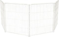 FXW Homeplus Unleashed Indoor Dog Playpen - Stress-Free and Safe Play, Heavy Duty 32 Inch 4 Panels Dog Pen for Small and Medium Dogs, White│Patented