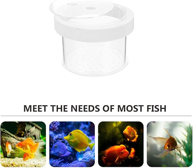 Baby Fish Separator for Aquarium, Acrylic Breeder Box Floating or Fixed, Multi-Purpose Hatchery Isolation Tank for Breeding, Quarantine and Acclimation