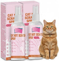 2-Pack Cat Deterrent Spray, Natural Cat Repellent Spray for Indoor and Outdoor Use, Scratch Deterrent for Furniture, Urine Marking & Plants, Training Aid to Help Discourage Scratching & Marking