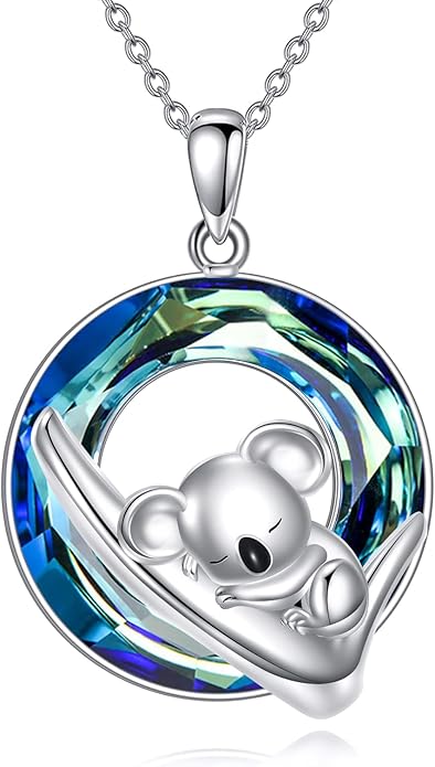 KZX Cat/Dog/Phoenix/Eagle/Whale/Shark/Puffin/Starfish/Chicken/Butterfly/Owl/Bee/Frog/Seahorse Necklace Sterling Silver Animal Pendant Jewelry Gift for Women
