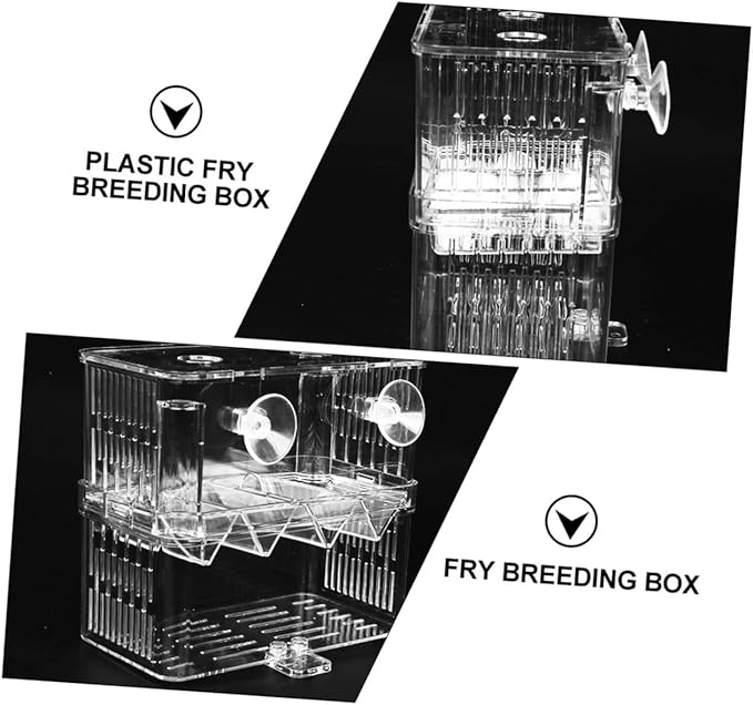 Happyyami 1pc Aquarium Breeding Box for Juvenile Fish Isolation Tank Cup Design Observation Safe for Fish Breeding for Fry and Shrimp Care