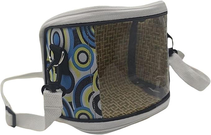 Bird Carrier - Lovebirds Outdoor Carrying Cage, Portable Parrot Travel Habitat with Ventilated Design, Secure Pet Transport Box | for Macaw Conure Budgies Vet Visit Short Trips Moving Homes