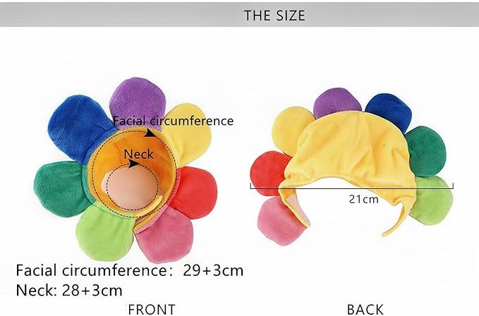 2 Pcs Halloween Cat Adorable Costume Funny Cat Hat for Pets and Small Dogs Party Costume Accessory Headwear(Sunflower, Banana)