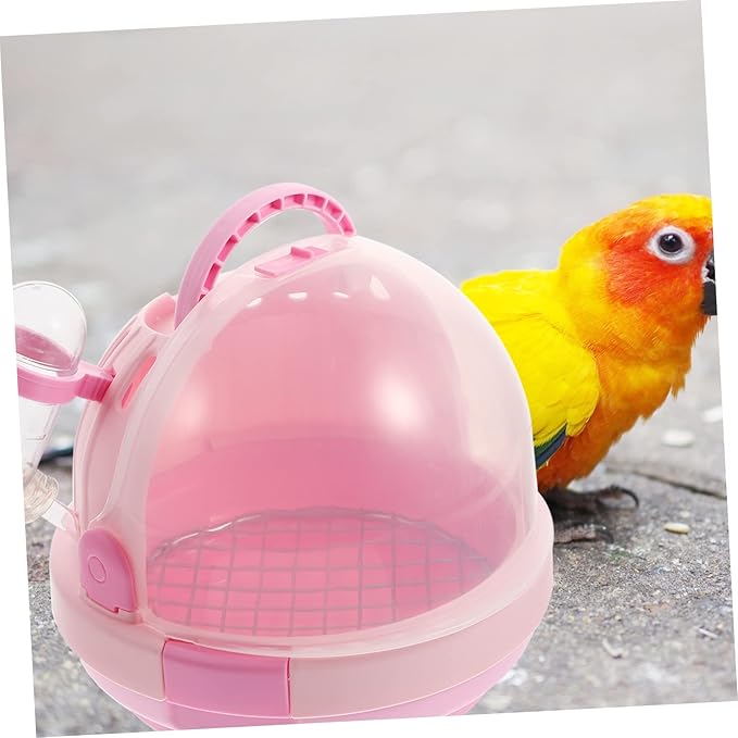 2PCS Portable Handheld Bird Carrier Cage for Parrots Lightweight Travel Cage Perch Insulated Outdoor PET Bird Carrying Case