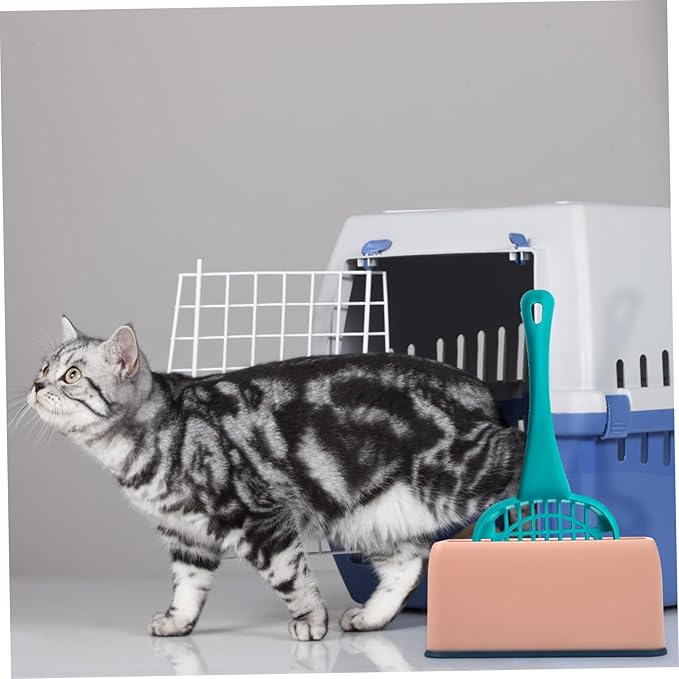 Mikikit 2pcs Pet Litter Scoop Holders Washable Storage Stands for Litter Shovels Convenient and Compact Design for Easy -up