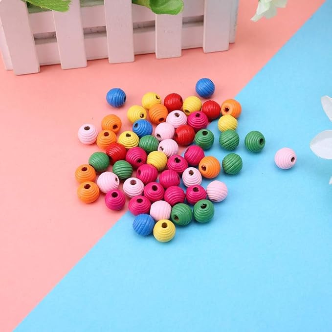 50Pcs/Bag Colour Wooden Bird Parrot Bite Multipurpose Colorful DIY Beads Decoration Accessories Pet Supplies