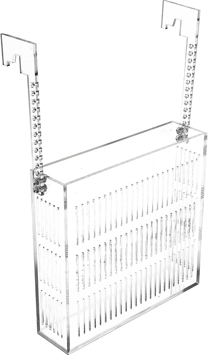 COHEALI Hanging Fish Isolation Box Acrylic Guppy Breeding Separator Aquarium Nursery Fry Tank Medium Size for Aquarium Fish and Mini Parrot Breeding