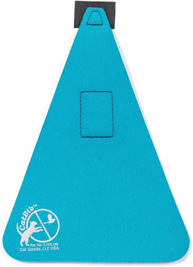 Bird Saving Cat Collar, Prevent Cats from Catching & Killing Birds, Anti Hunting Colorful Bib to Save Birds & Other Wildlife (Small, Turquoise)