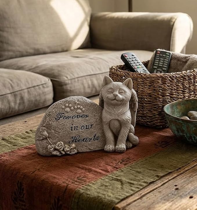Napco Small Cat Memorial Stone