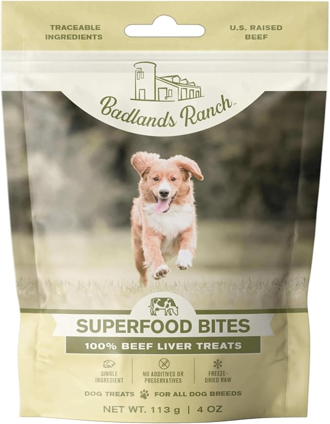 BADLANDS RANCH 4 oz. Beef Liver, Wild Salmon, Chicken Breast, Superfood Bite Bundle
