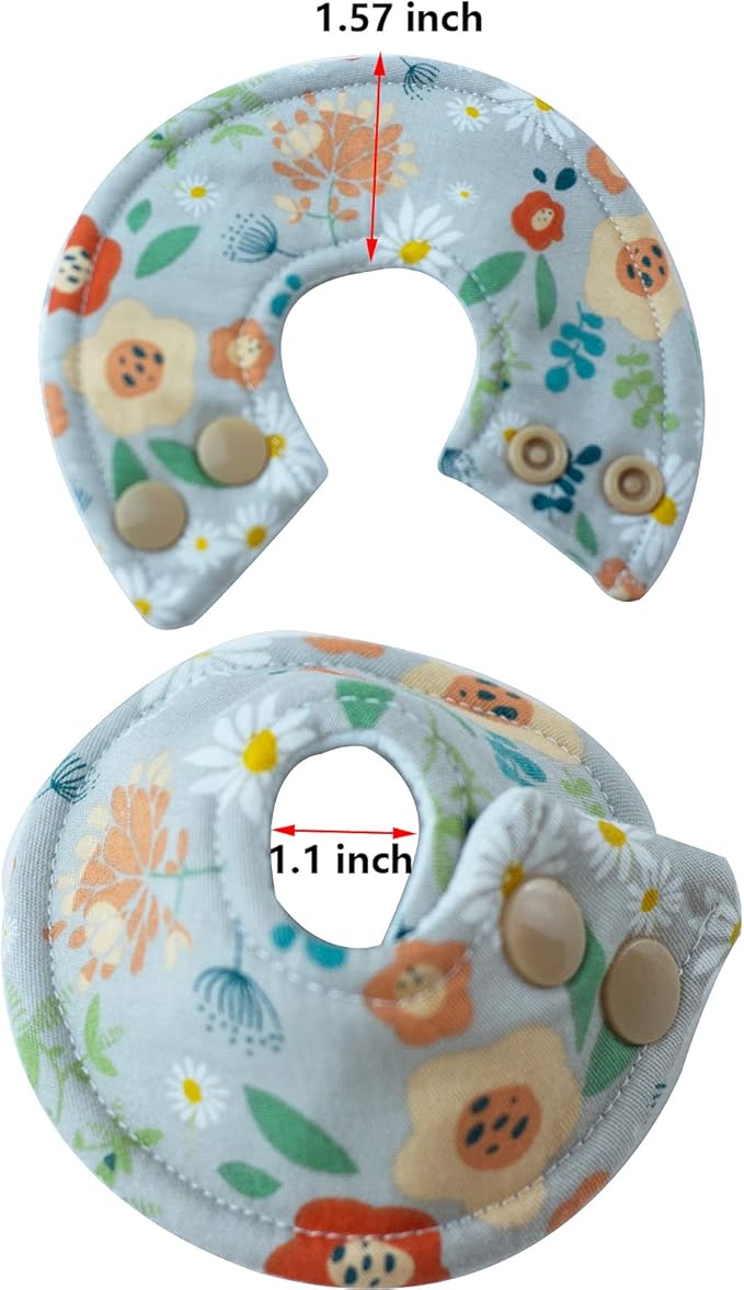 Bird Collars for Monk Parakeets, Quaker Parrot Feather Plucking Soft Collar, Parrot Recovery Cones Sun Conure Neck Feather Protection Anti-Bite Collar with Hanger