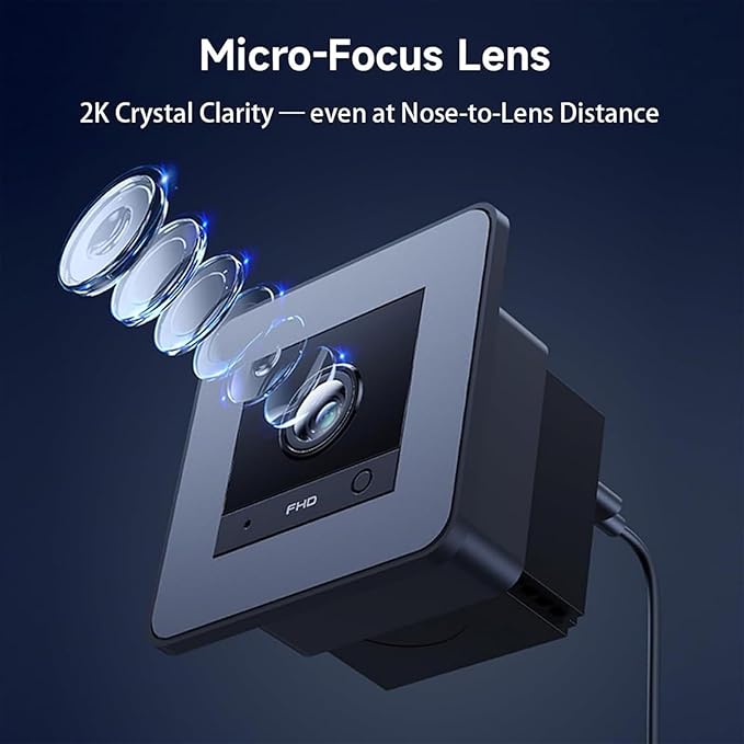 2K HD Aquarium & Terrarium WiFi Pet Camera, Aquarium Camera, 140° Wide-Angle Anti-Glare & Anti-Reflection, AI Motion Detection, AI-Powered Detection, Two-Way Audio for Fish Reptiles (Black+128G)