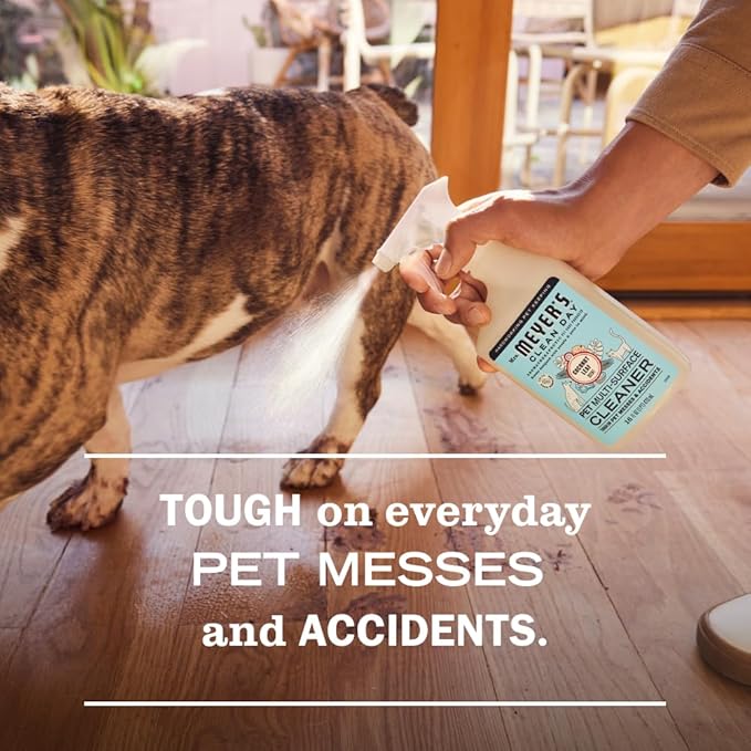 Mrs. MEYER'S CLEAN DAY Pet Multi-Surface Cleaner, Coconut Leaf Scent, 16oz