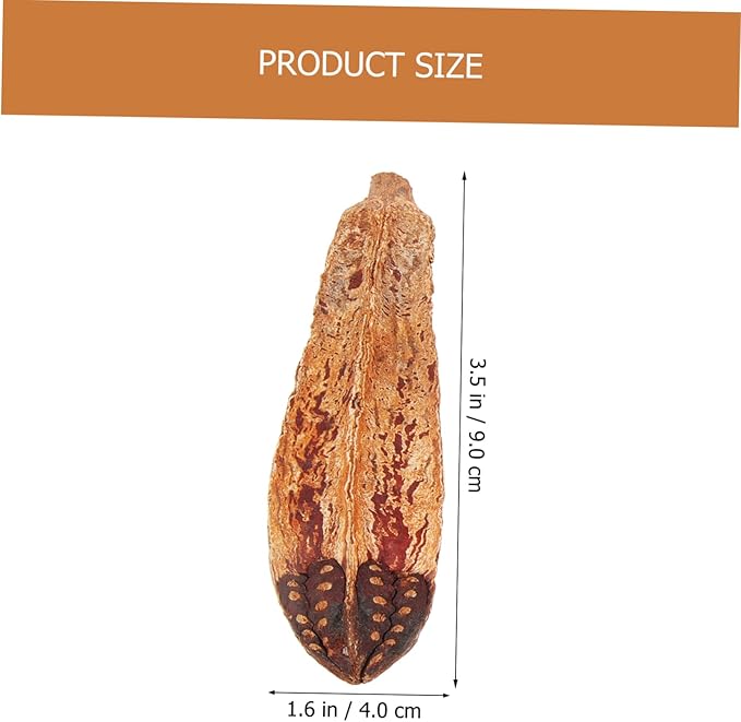 Totority Natural Fruit Material Parrot Beak Fruit Decor Bird Chew Toy Parrot Toys Treats for Cage