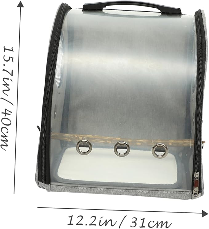Outdoor Parrot Bag Birdcage Backpack with Comfort Straps Pet Bird Travel Cage Portable Bird Carrier