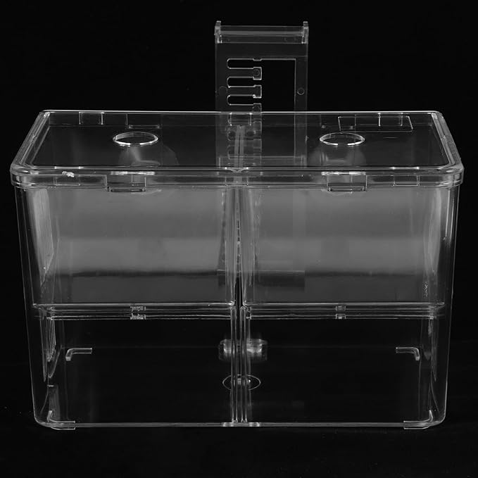 Fish Breeding Box Incubator for Shrimp and Tropical Fish Divider Hatchery Enhanced Survival Rates for Newborns Easy Observation and Installation