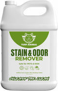 Turf Animal Pet Stain & Odor Remover for Strong Odors & Stubborn Stains – Natural Enzyme Odor Eliminator for Indoor Carpet & Outdoor Artificial Turf – Enzymatic Dog & Cat Urine Destroyer, 1 Gallon