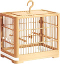Parakeet Travel Bird Carrier, Portable Cage Tray, Sturdy Compact Pet Habitat Accessory with Practical Structure, Bird Carrier for Macaws Conures Cockatiels Sparrow Budgies Use