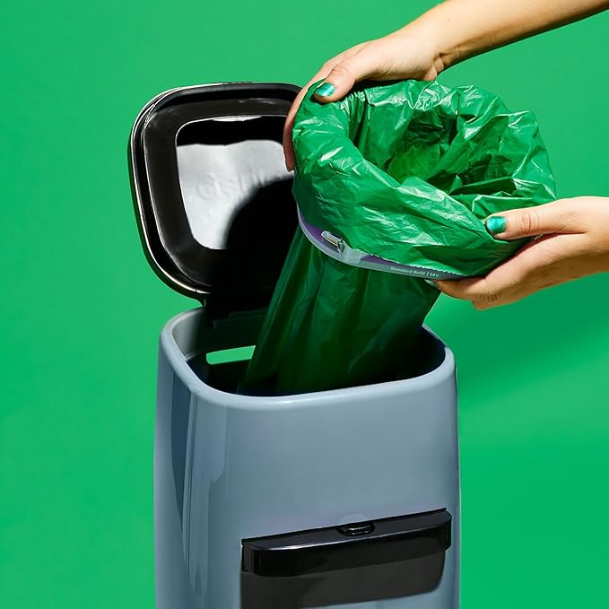 EcoLeo Refill Bags, Litter Genie Compatible, Compostable, Equals 4 1/2 Pack of Name Brand, Plastic-Free, Eco-Friendly, Litter Champ and Litter Locker Compatible