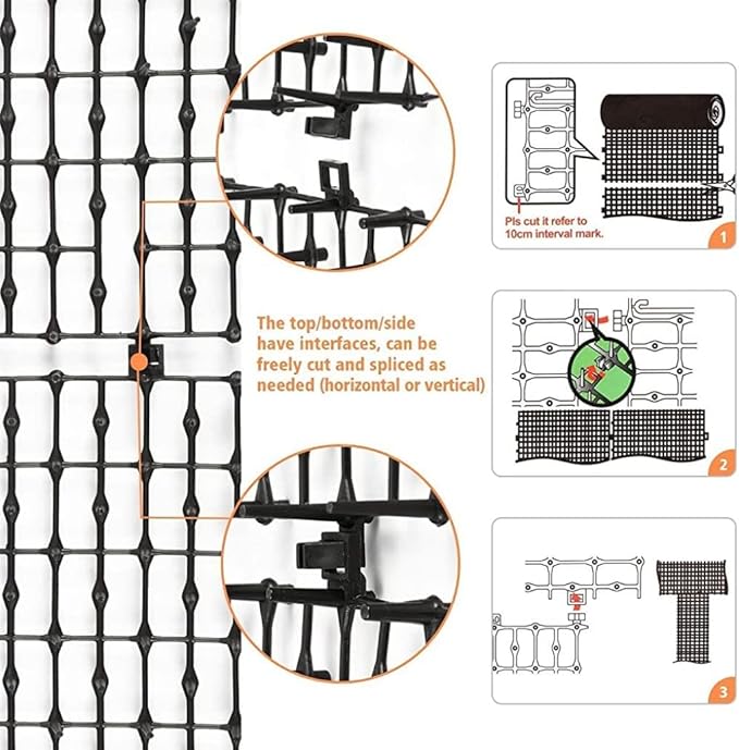 Cat Scat Mat with Spikes, 2m x 28cm Cat Dog Animal Spikes Repellent Mat, Anti Indoor Outdoor for Garden, Fence Foam Toe spacers 100 Pack, Disposable Finger sepa
