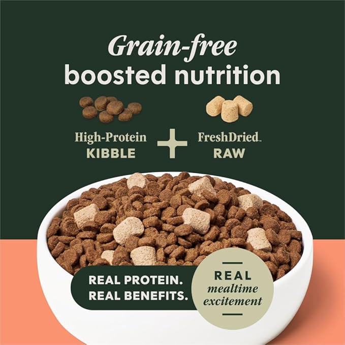 Instinct RawBoost, Natural Dry Dog Food with Freeze-Dried Pieces, High Protein, Grain-Free Recipe - Real Salmon, 3.5 lb. Bag