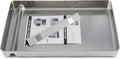 Stainless Steel Reusable Litter Tray Compatible with Petsafe Scoop-Free Self-Cleaning Cat Litter Boxes - Never Absorbs Odor, Stains, or Rusts (Stainless Steel Litter Tray)