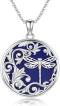 KZX Cat/Dog/Phoenix/Eagle/Whale/Shark/Puffin/Starfish/Chicken/Butterfly/Owl/Bee/Frog/Seahorse Necklace Sterling Silver Animal Pendant Jewelry Gift for Women