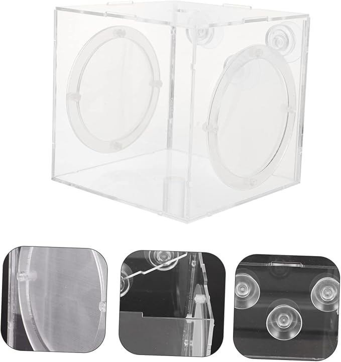 Fish Breeding Box Acrylic Isolation Hatchery for Aquarium Breeder Chamber Portable and Lightweight Fish Tank Divider to Survival Rate