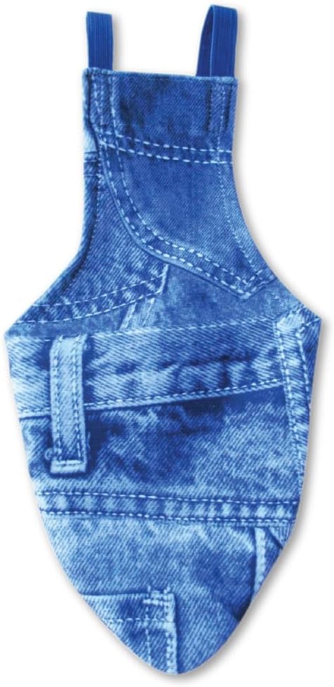 Avian Fashions FeatherWear FlightSuit X-Wide Plus(10) Bird Diaper in Denim Print