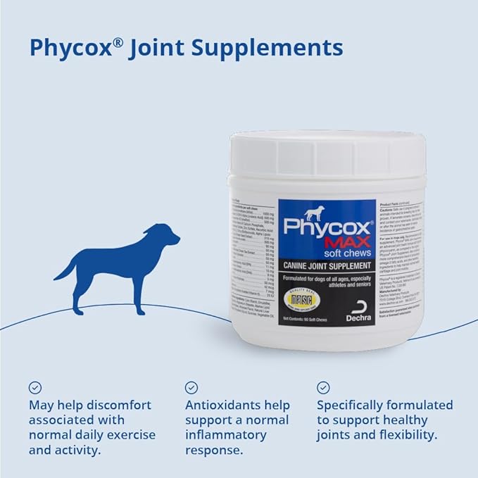MAX Dog Joint Supplement Soft Chews, 90 Ct, (Pack of 2)