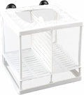 Fish Nursery for Aquarium-Fish，Aquarium Fish Breeder Box, Hatching Box, Juvenile Fish Spawning Incubator, Water Isolation Net Hatchery、Fish Isolation Box 16 x 14 x 15cm