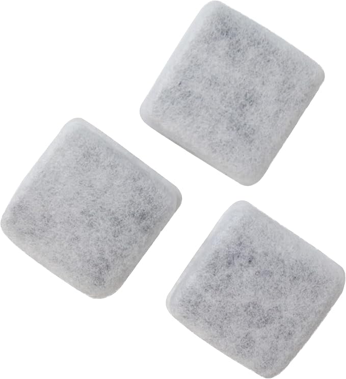 Petmate Replendish Charcoal Replacement Filters Control Chlorine and Odor (3 count)